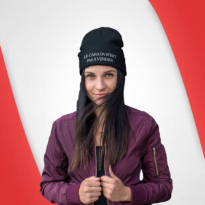 Protect Canadian Sovereignty with "Le Canada n'est pas à vendre" Beanies 7 Le Canada n’est pas à vendre tuque beanies